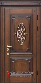 Стальная дверь Парадная дверь №396 с отделкой Массив дуба
