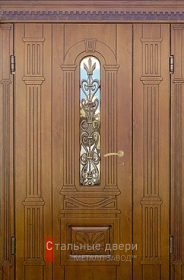 Стальная дверь Парадная дверь №73 с отделкой Массив дуба