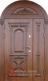 Стальная дверь Парадная дверь №98 с отделкой Массив дуба