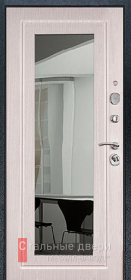 Стальная дверь С зеркалом №61 с отделкой МДФ ПВХ