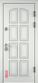Входные двери МДФ в Боровске «Белые двери МДФ»
