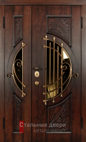 Стальная дверь Парадная дверь №329 с отделкой Массив дуба