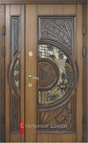Стальная дверь Парадная дверь №357 с отделкой Массив дуба