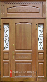 Стальная дверь Парадная дверь №347 с отделкой Массив дуба