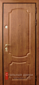 Стальная дверь МДФ №5 с отделкой МДФ Шпон