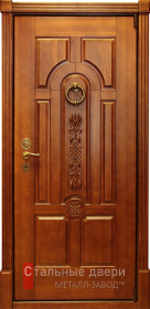 Стальная дверь Парадная дверь №398 с отделкой Массив дуба