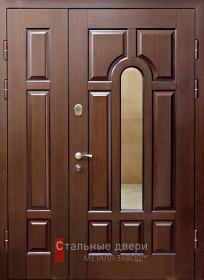 Стальная дверь Парадная дверь №348 с отделкой Массив дуба