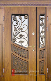 Стальная дверь Парадная дверь №92 с отделкой Массив дуба