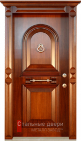 Стальная дверь Парадная дверь №26 с отделкой Массив дуба