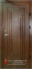 Стальная дверь МДФ №395 с отделкой МДФ ПВХ